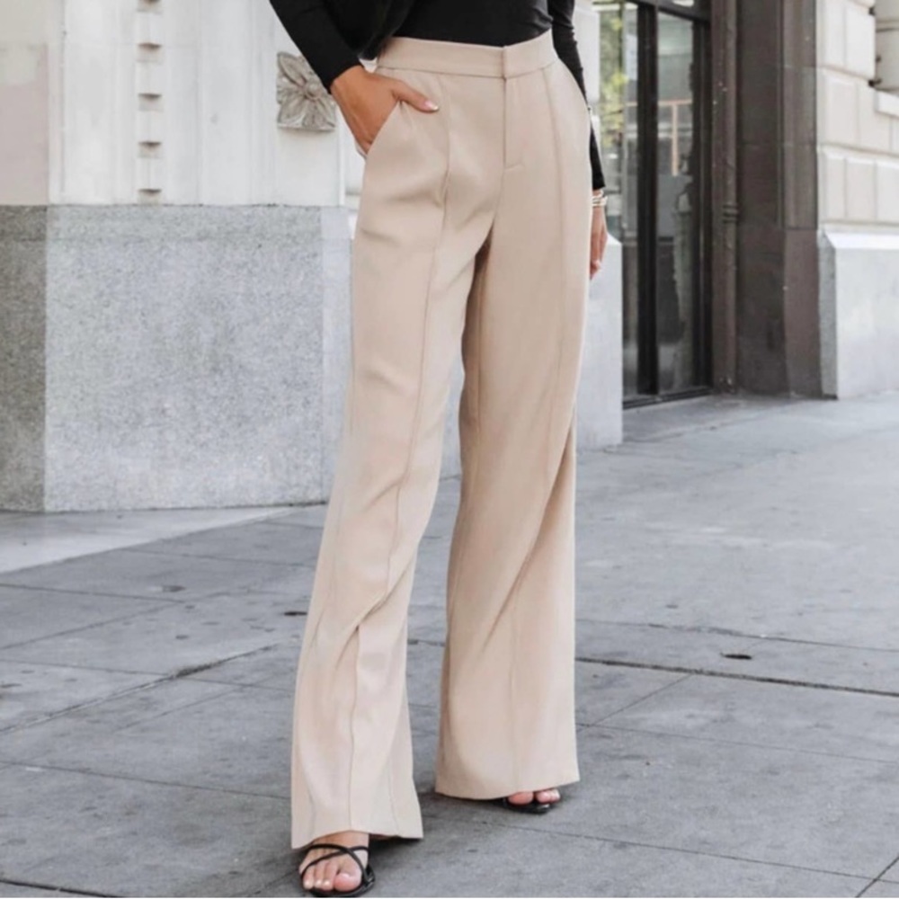 VICI Objection Pocketed Trousers Beige - Medium